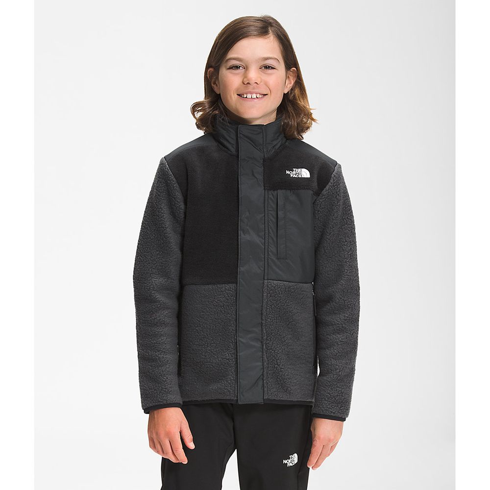 The North Face Fleeces Boys Australia - The North Face Forrest Mixed-Media Grey (VWC-709846)